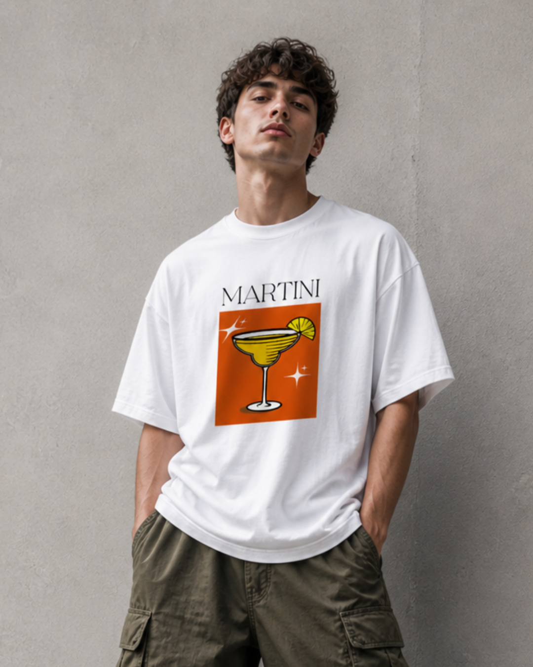 Martini Vibes Oversized T-Shirt