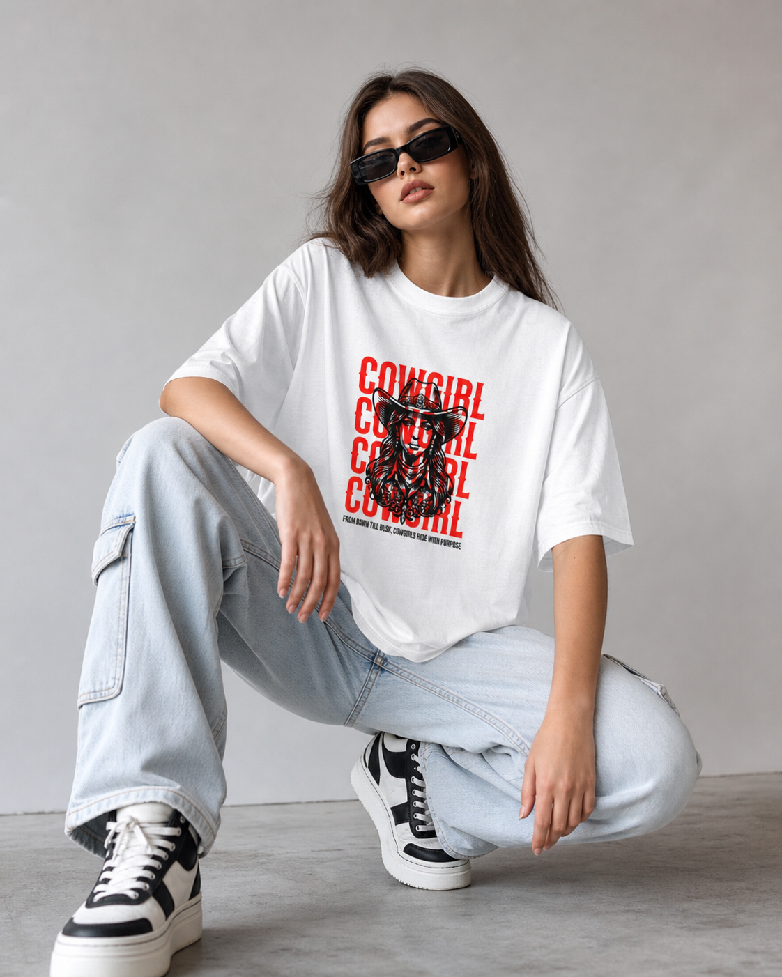 Cowgirl Oversized T-Shirt