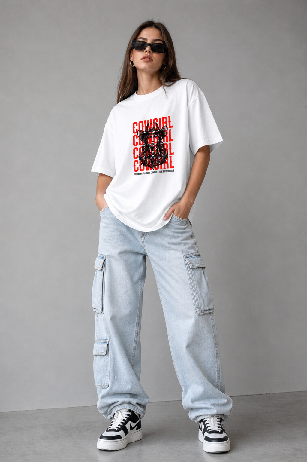 Cowgirl Oversized T-Shirt