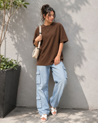 Brown Oversized T-Shirt