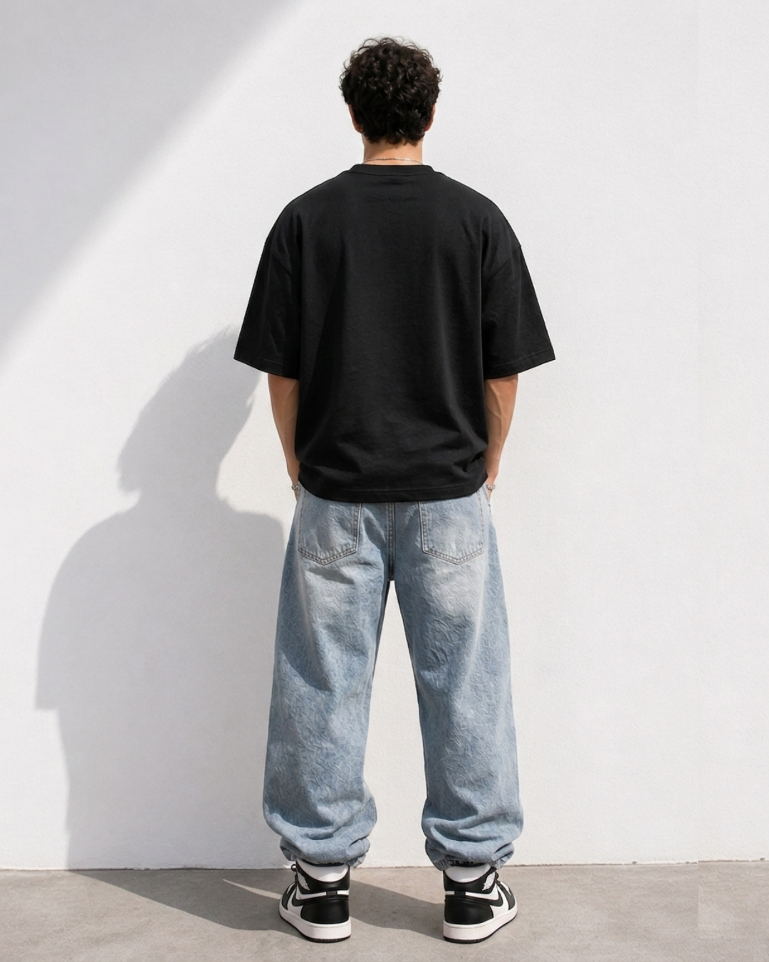 Urban Black Oversized T-Shirt