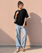 Core Black Oversized T-Shirt