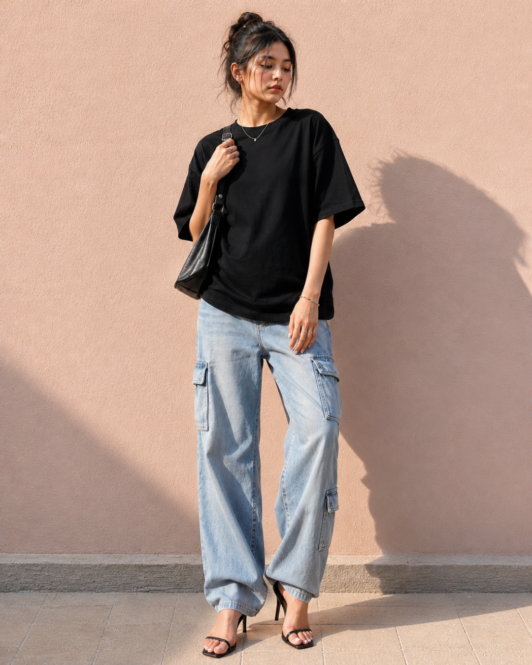 Core Black Oversized T-Shirt