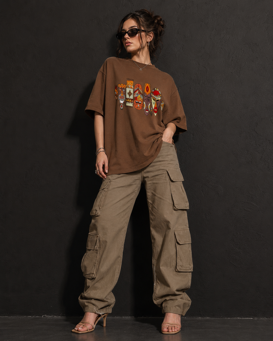 Tribal Culture Oversized T-Shirt