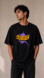 Olivraen Pop Graphic Oversized T-Shirt