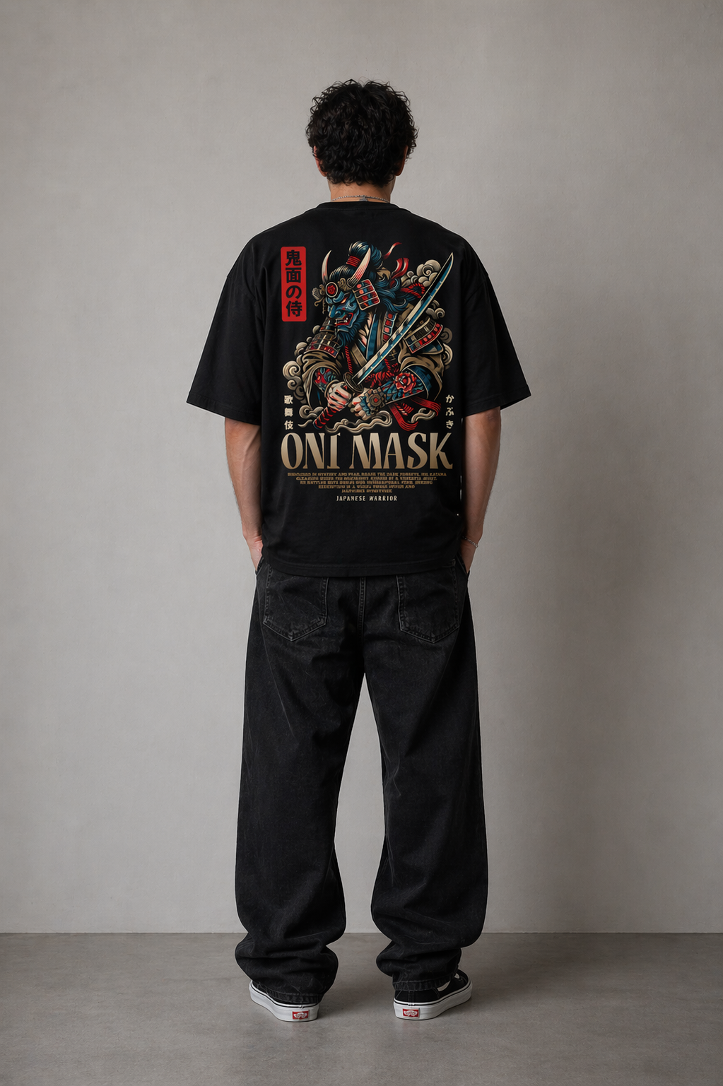 Oni Mask Oversized T-Shirt