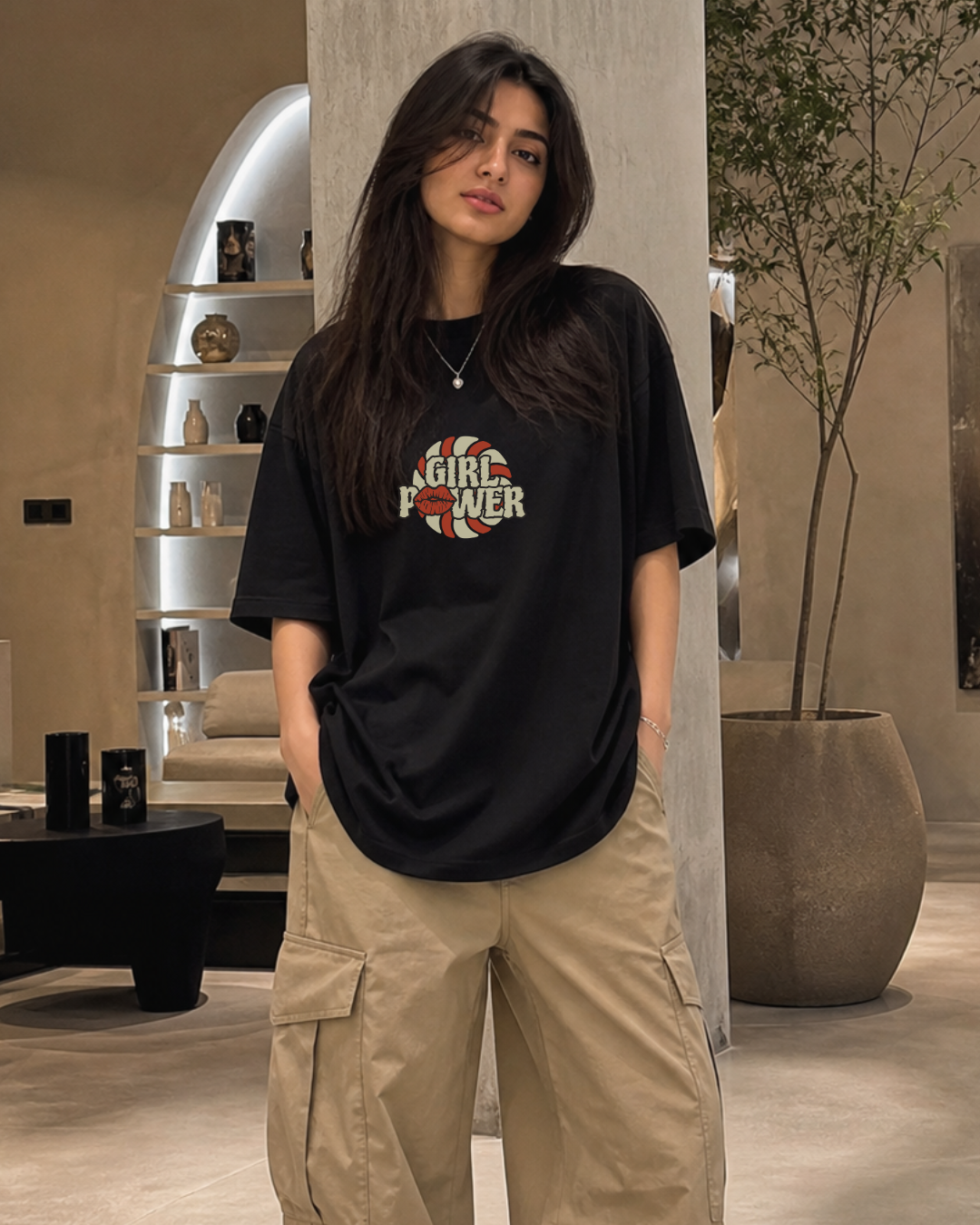 Girl Power Oversized T-Shirt