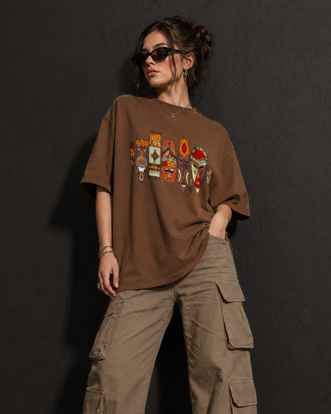 Tribal Culture Oversized T-Shirt