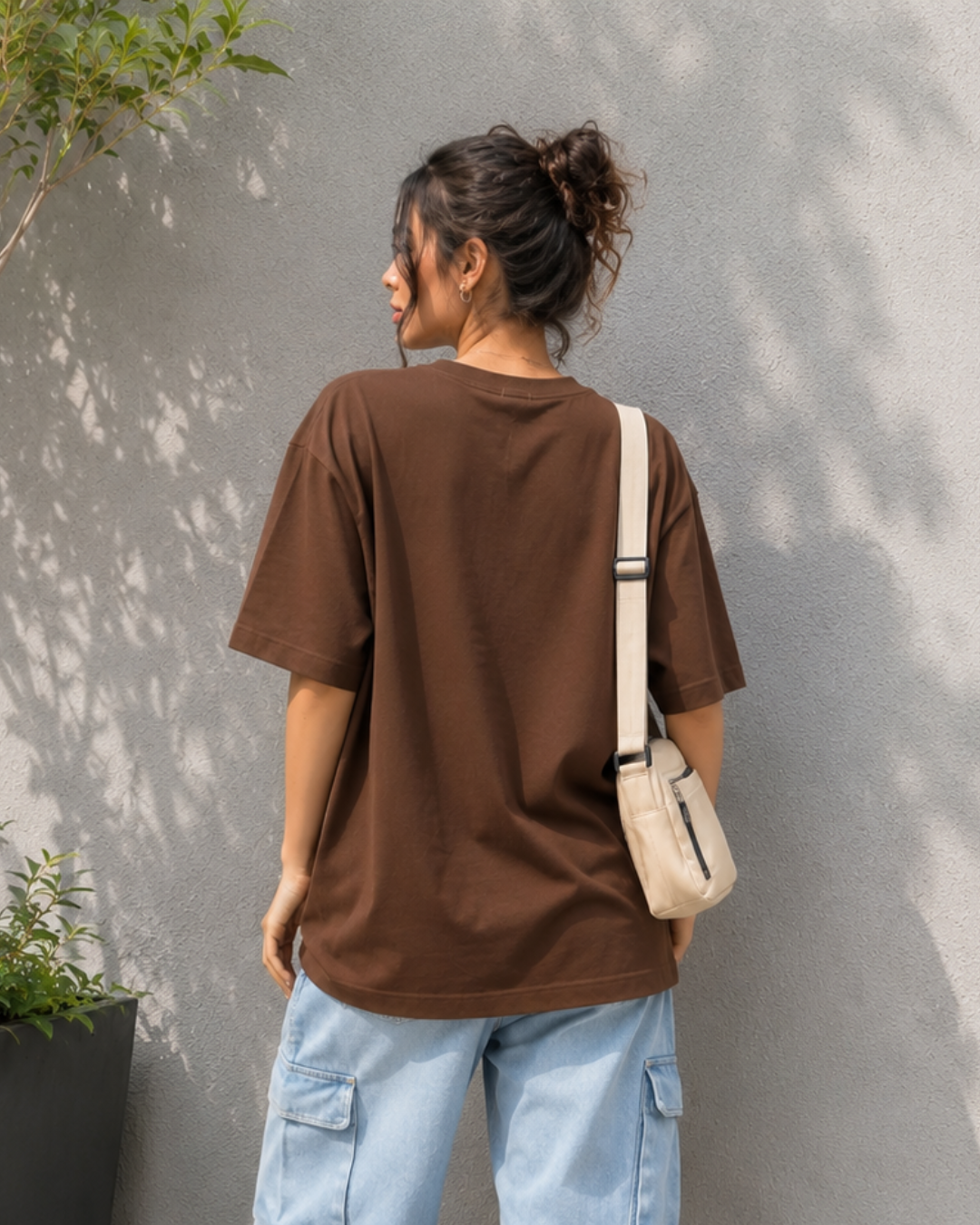 Brown Oversized T-Shirt