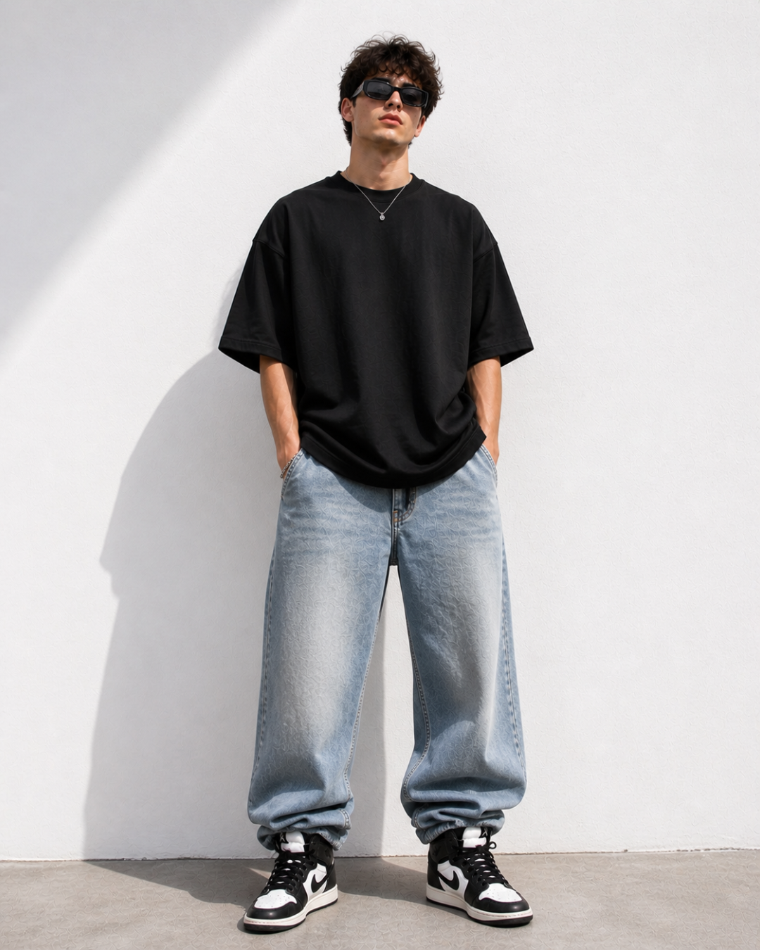 Urban Black Oversized T-Shirt