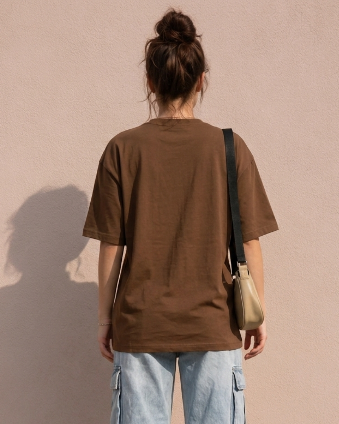 Cute Kitty Bow Oversized T-Shirt