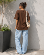 Brown Oversized T-Shirt