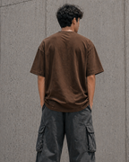 Tribal Mask Graphic Oversized T-Shirt