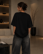 Shush! Graphic Oversized T-Shirt