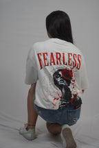 Scarlet Veil Oversized Tee