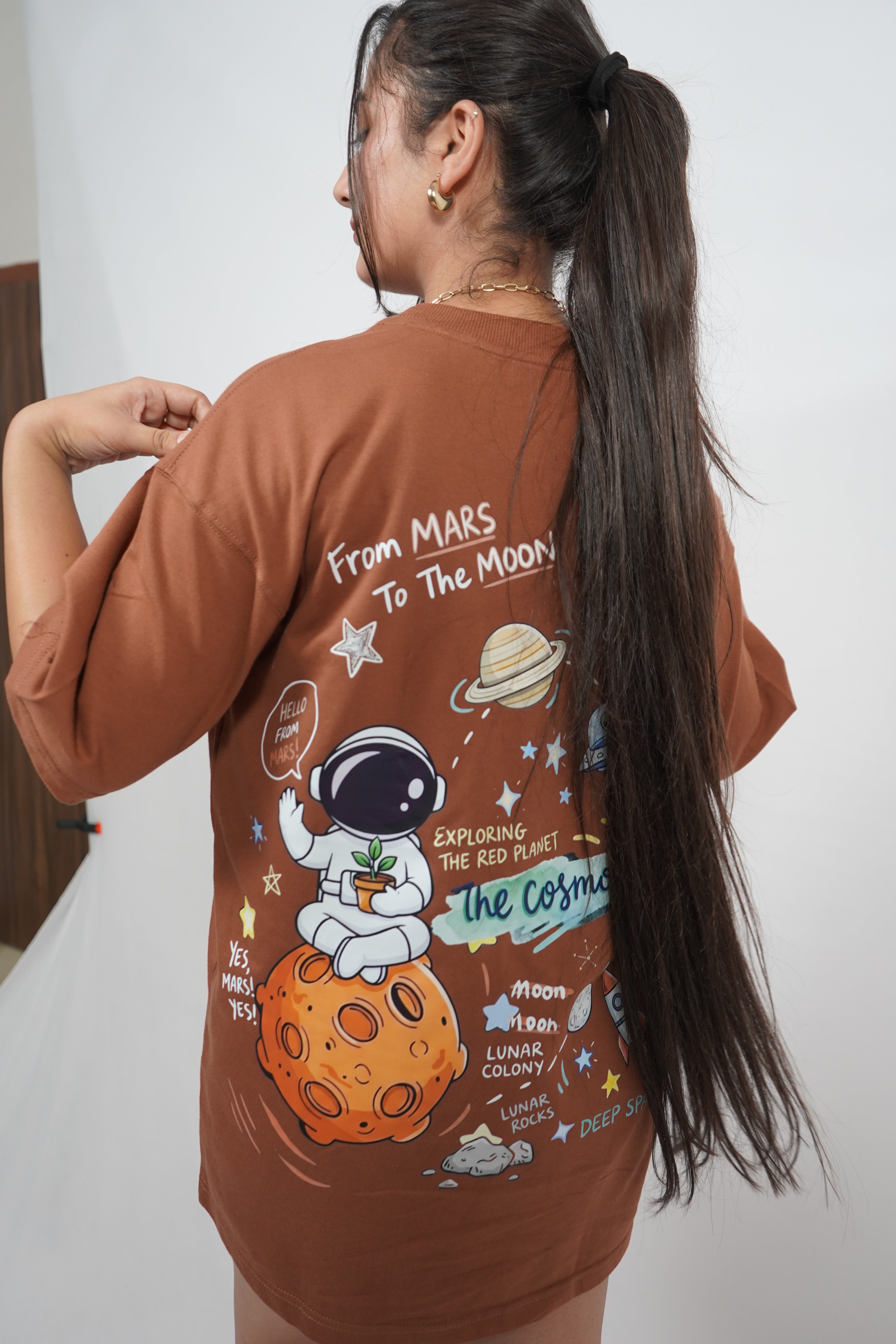 Cosmic Roots Oversized Tee