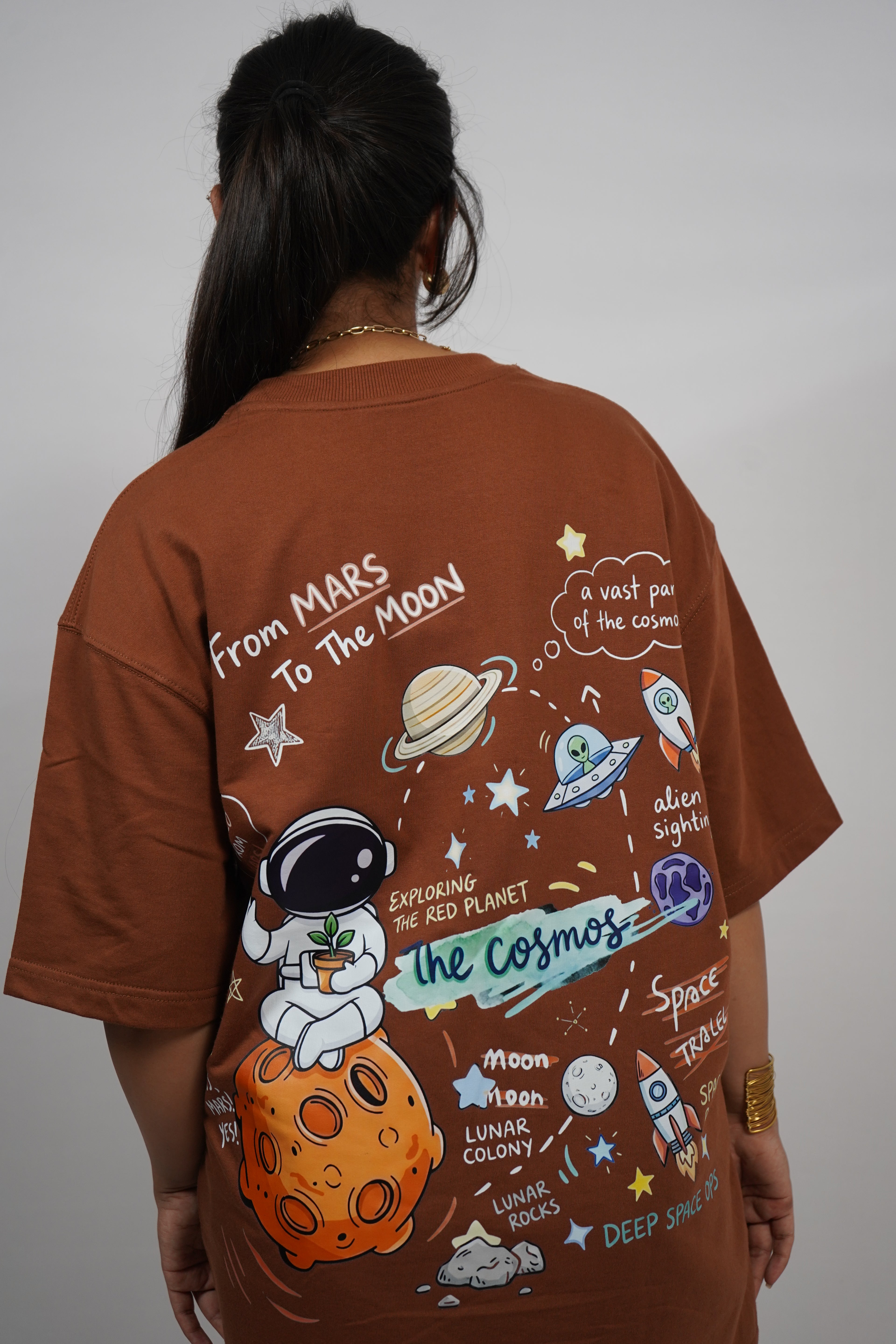 Cosmic Roots Oversized Tee