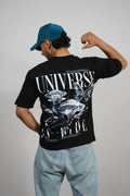 Cosmic Drift Oversized T-Shirt Men