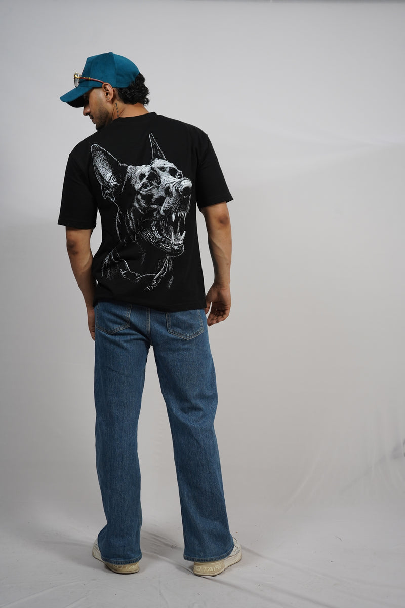 Noir Beast Oversized Tee
