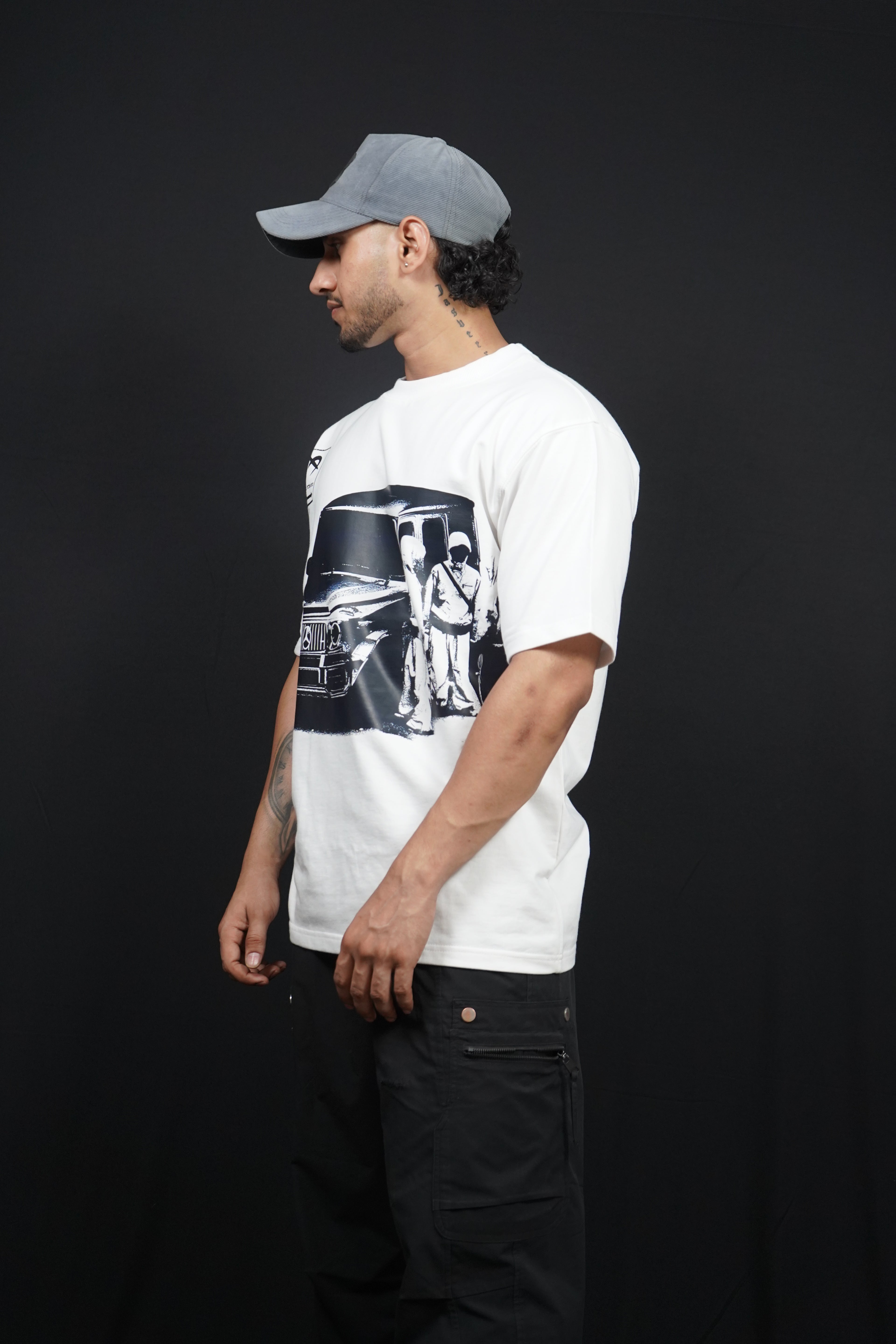 Midnight Arrival Oversized Tee