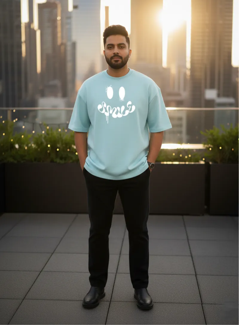 Dripping Smile Core Oversized T-shirt