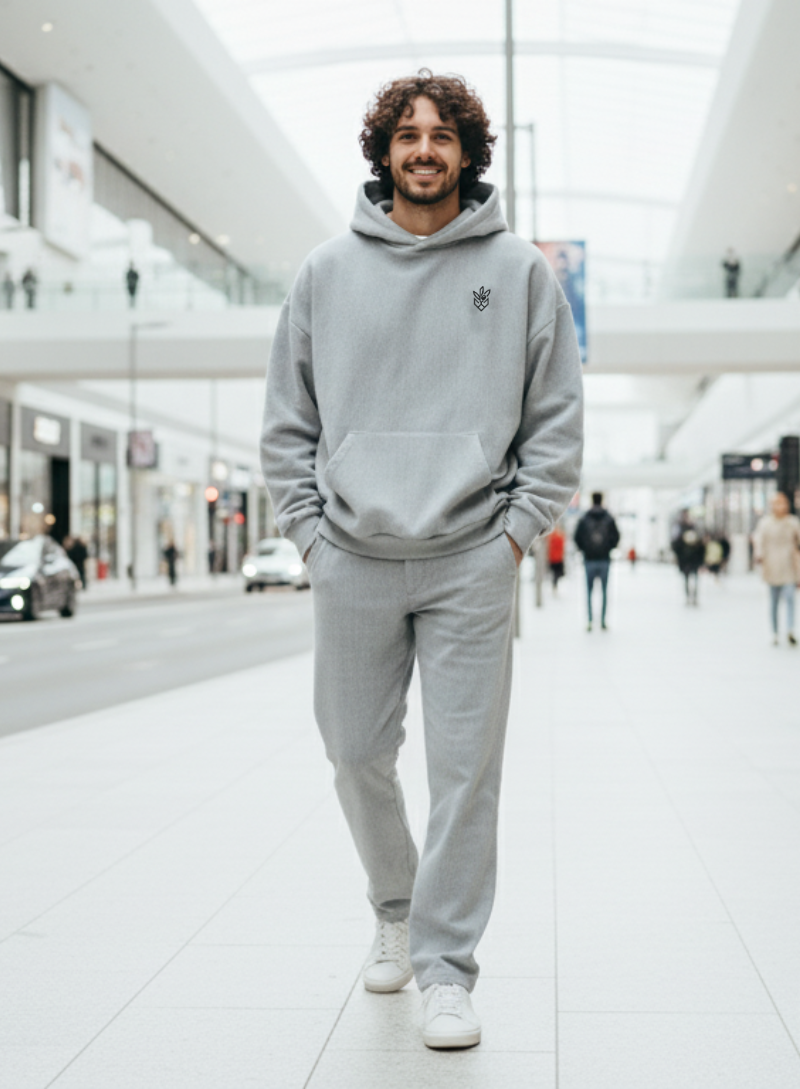 Light Grey Urban Grid Ensemble